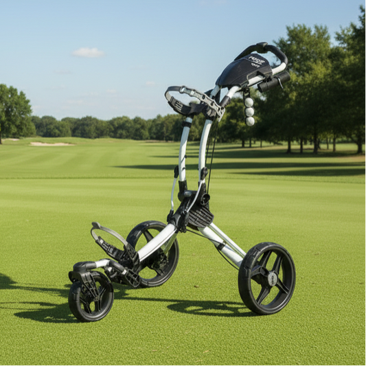 Rovic golf push cart white